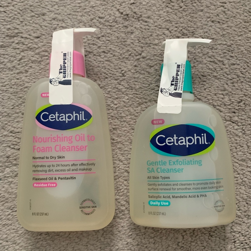 NEW Cetaphil Facial Wash Cleanser Bundle
